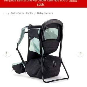 Thule Sapling Child Baby Toddler Carrier Black Deuter REI hiking camping